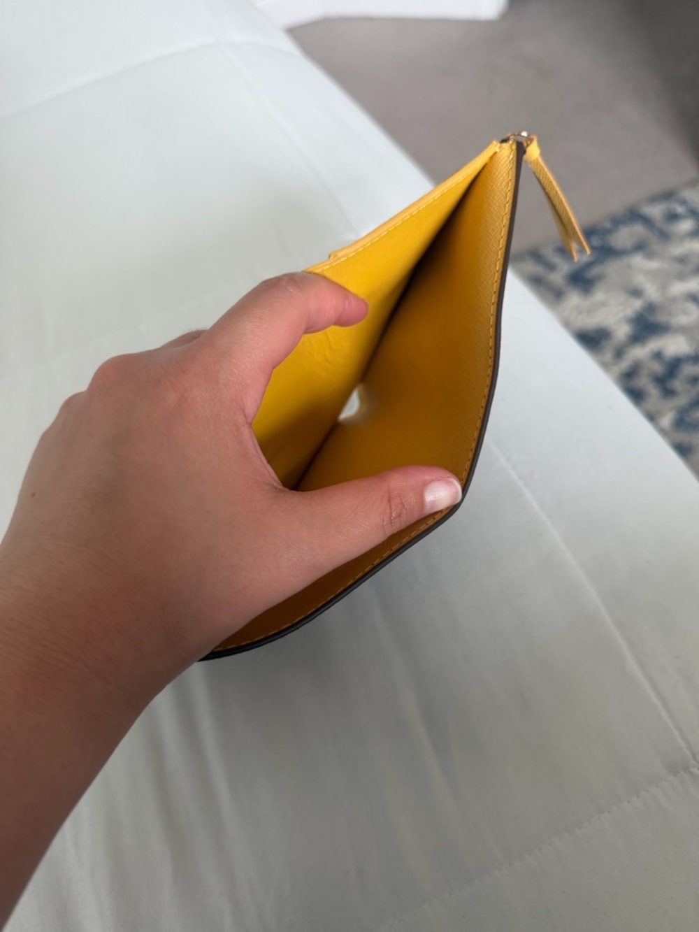 Brown monogram trifold wallet - Picture 5 of 9